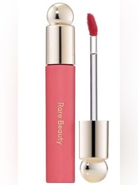 Rare Beauty by Selena Gomez 
Soft Pinch Tinted Lip Oil Stain inHAPPY (cool pink)